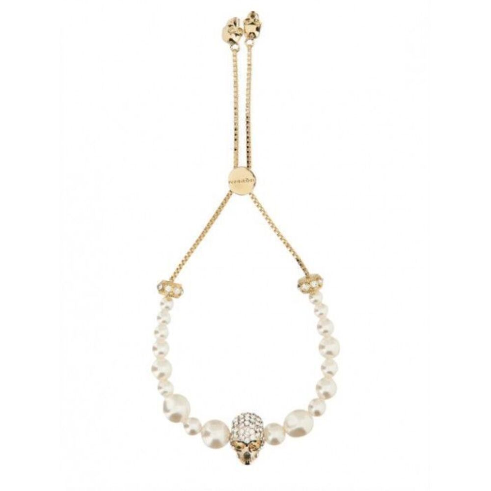 Skull Pearl Friendship Bracelet